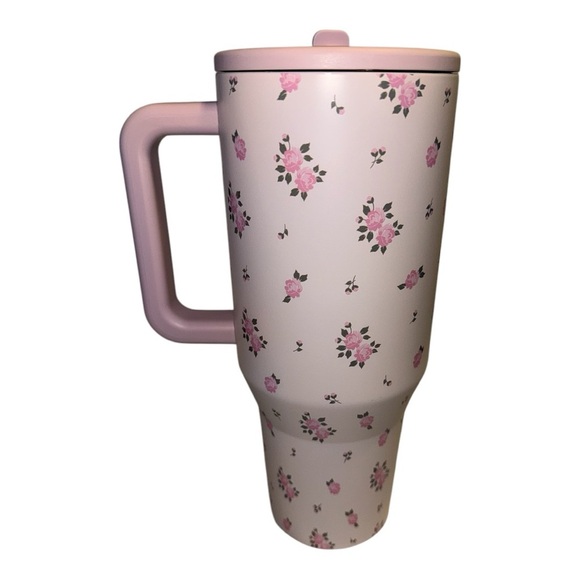 HydroJug 40oz Traveler Tumbler Limited Edition Wild Rose Leakproof Cottagecore - Picture 3 of 11